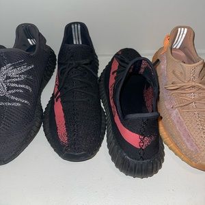 Yeezy 350 Core Black Red